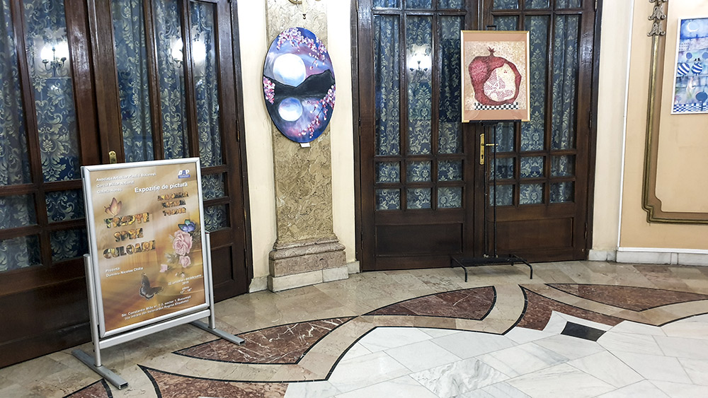 Expoziţie personală Ana Maria Natalia Toader (22 ianuarie - 04 februarie 2019), „Trepte spre culoare” - Galeria Ronda - Cercul Militar National, Bucureşti (2) Expoziţie personală Ana Maria Natalia Toader (22 ianuarie - 04 februarie 2019), „Trepte spre culoare” - Galeria Ronda - Cercul Militar National, Bucureşti (2)